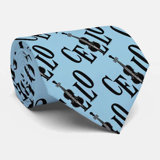 Cello in Cello Stropdas (Opgerold)