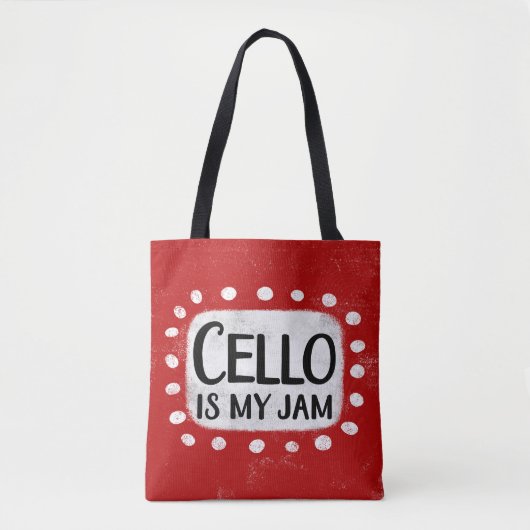 Cello is mijn Canvas tas (Voorkant)