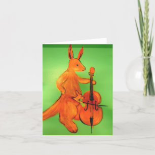 Cello: Kangoeroes Bedankkaart