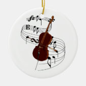 Cello Keramisch Ornament (Voorkant)