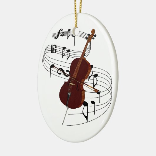 Cello Keramisch Ornament (Links)