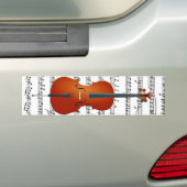 Cello & Me_ Bumpersticker (Op auto)