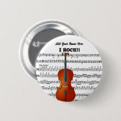 Cello & Me_ Ronde Button 5,7 Cm (Voorkant /achterkant)
