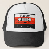 Cello Mixtapeback Red Cassettebandje Trucker Pet (Voorkant)