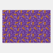 Cello Music Note Pattern Inpakpapier Vel (Voorkant 3)