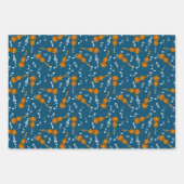 Cello Music Note Pattern Inpakpapier Vel (Voorkant)