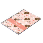 Cello Music Note Spiral Carnet Journal (Côté gauche)