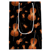 Cello Musician Music Teacher String Orchestra Medium Cadeauzakje (Achterkant)