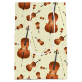 Cello Musician Music Teacher String Orchestra Medium Cadeauzakje (Achterkant)