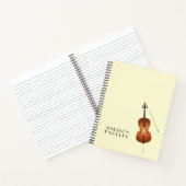 Cello Musician Music Teacher String Orchestra Notitieboek (Binnen)
