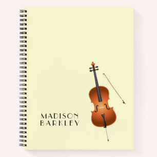 Cello Musician Music Teacher String Orchestra Notitieboek