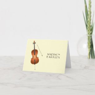 Cello Musician Music Teacher String Orchestra Notitiekaartje