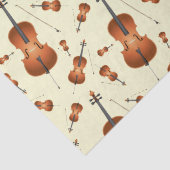Cello Musician Music Teacher String Orchestra Tissuepapier (Detail)