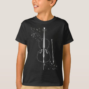 Cello Muzieknoten Instrument Musician Cellist T-shirt