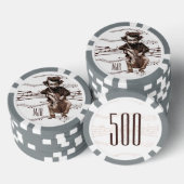 cello |  muzikant | monogram poker chips (Opstapeling)
