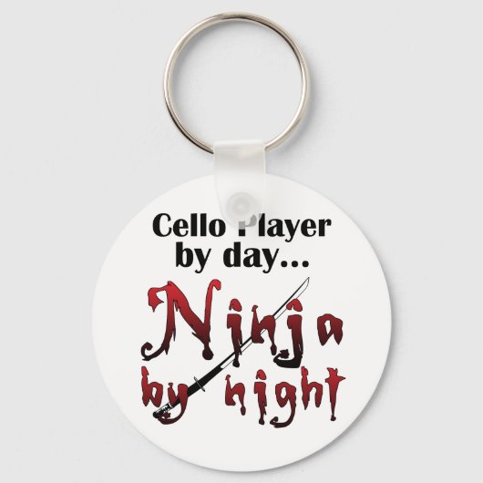 Cello Ninja Sleutelhanger (Voorkant)