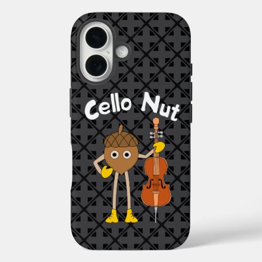 Cello Nut Case-Mate iPhone Case (Achterkant)