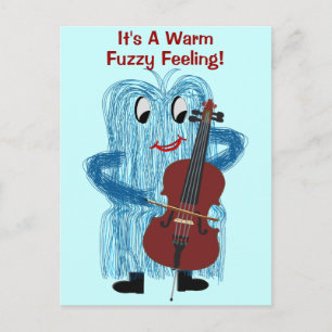 Cello - Ontvang een Warm Fuzzy gevoel Briefkaart