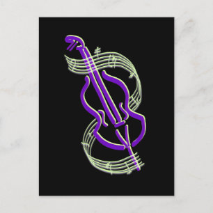 Cello-ontwerp Briefkaart