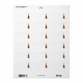 Cello-ontwerp Etiket (Full Sheet)