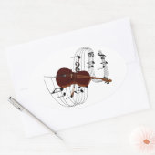 Cello Ovale Sticker (Envelop)