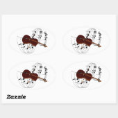 Cello Ovale Sticker (Vel)