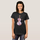 Cello Player   Blow Capel Instrument T-shirt (Voorkant volledig)