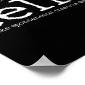 Cello Player Cellist Funny Gift  Poster (Hoek)