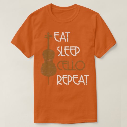 Cello Player Cellist T-shirt (Design voorkant)