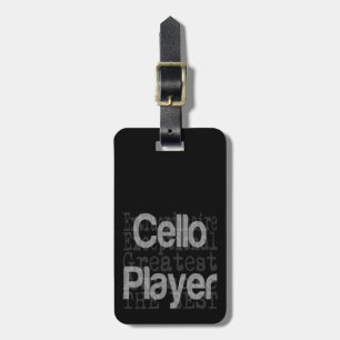 Cello Player Extraordinaire Bagagelabel
