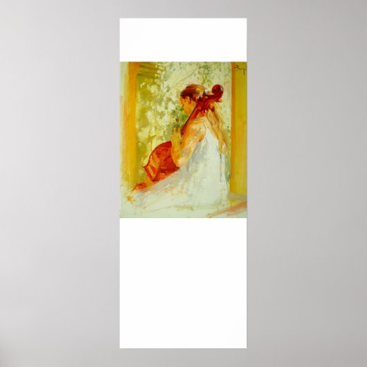 Cello Player Poster (Voorkant)