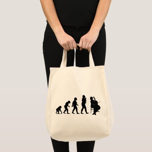 Cello Player Tote Bag (Voorkant (product))