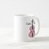 Cello Princess Koffiemok (Voorkant rechts)