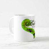 Cello Rules - groen Koffiemok (Voorkant links)