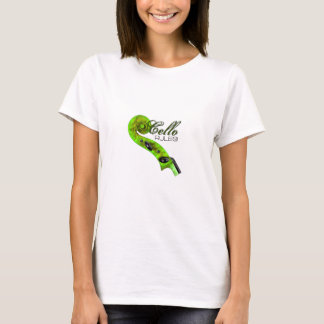Cello Rules - groen T-shirt