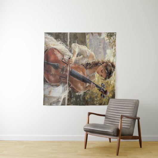 Cello Serenade Wandkleed (In Situ (horizontaal))