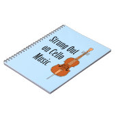 Cello-snaren Notitieboek (Linkerzijde)