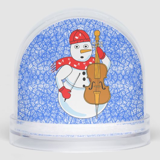 Cello Snowman Globe (Avant)