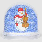 Cello Snowman Globe (Arrière)