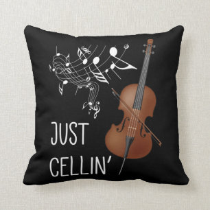 Cello String Instrument Cellist Humor violoncello Kussen