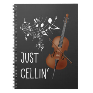 Cello String Instrument Cellist Humor violoncello Notitieboek