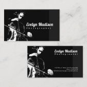 cello string instrument h63873 visitekaartje (Voorkant / Achterkant)