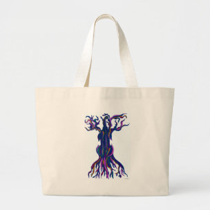 Cello Tree Blue Bag Grote Tote Bag