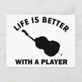 Cello Vector design Briefkaart (Voorkant)