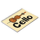 Cello verticale tekst notitieboek (Linkerzijde)