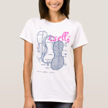 Cello Violin Shirt t-shirt