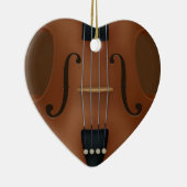 Cello Violin Viola Keramisch Ornament (Rechts)
