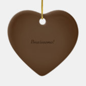 Cello Violin Viola Keramisch Ornament (Achterkant)