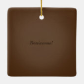 Cello Violin Viola Keramisch Ornament (Achterkant)