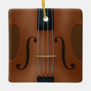 Cello Violin Viola Keramisch Ornament